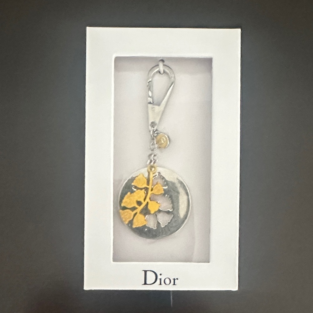 Christian Dior Floral Keychain